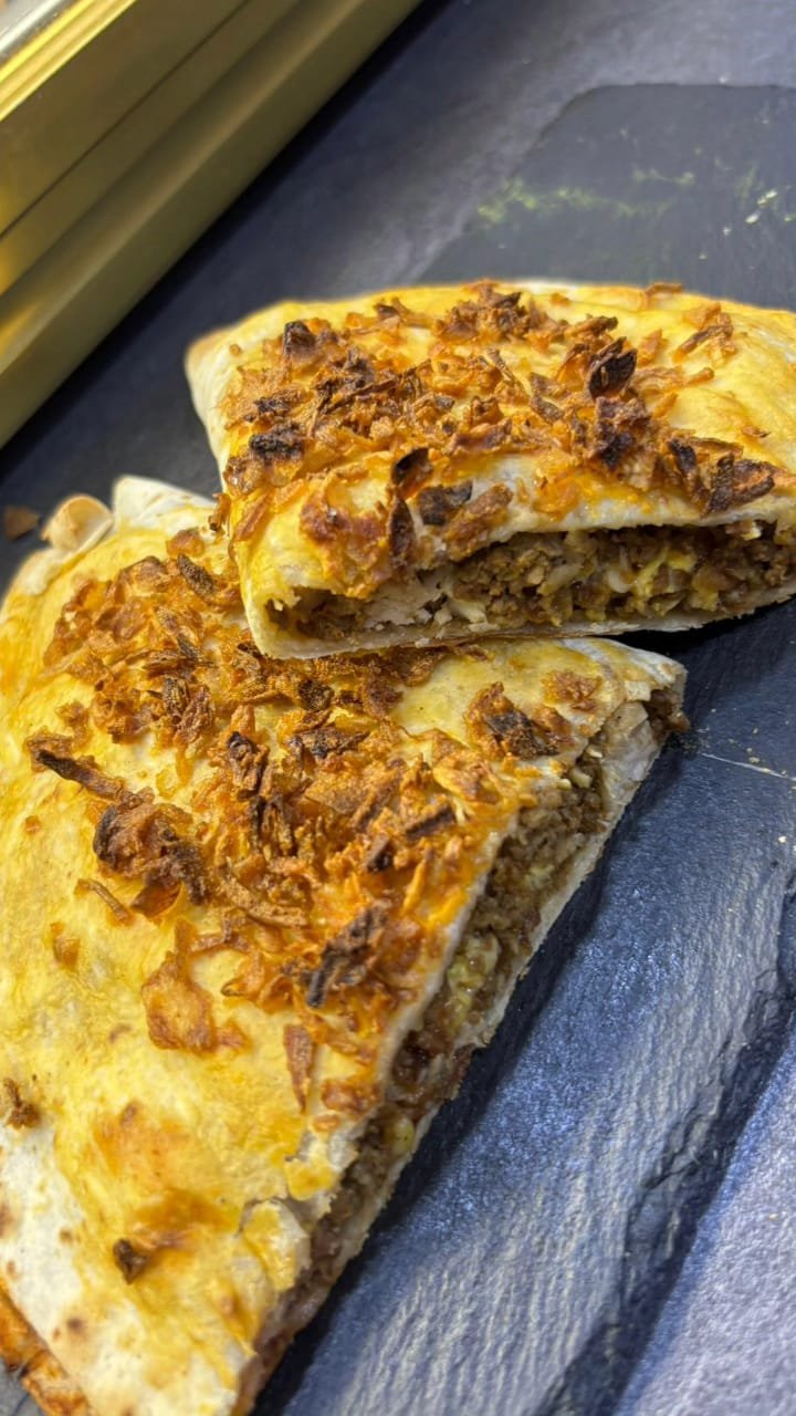 Taco dorado relleno de carne